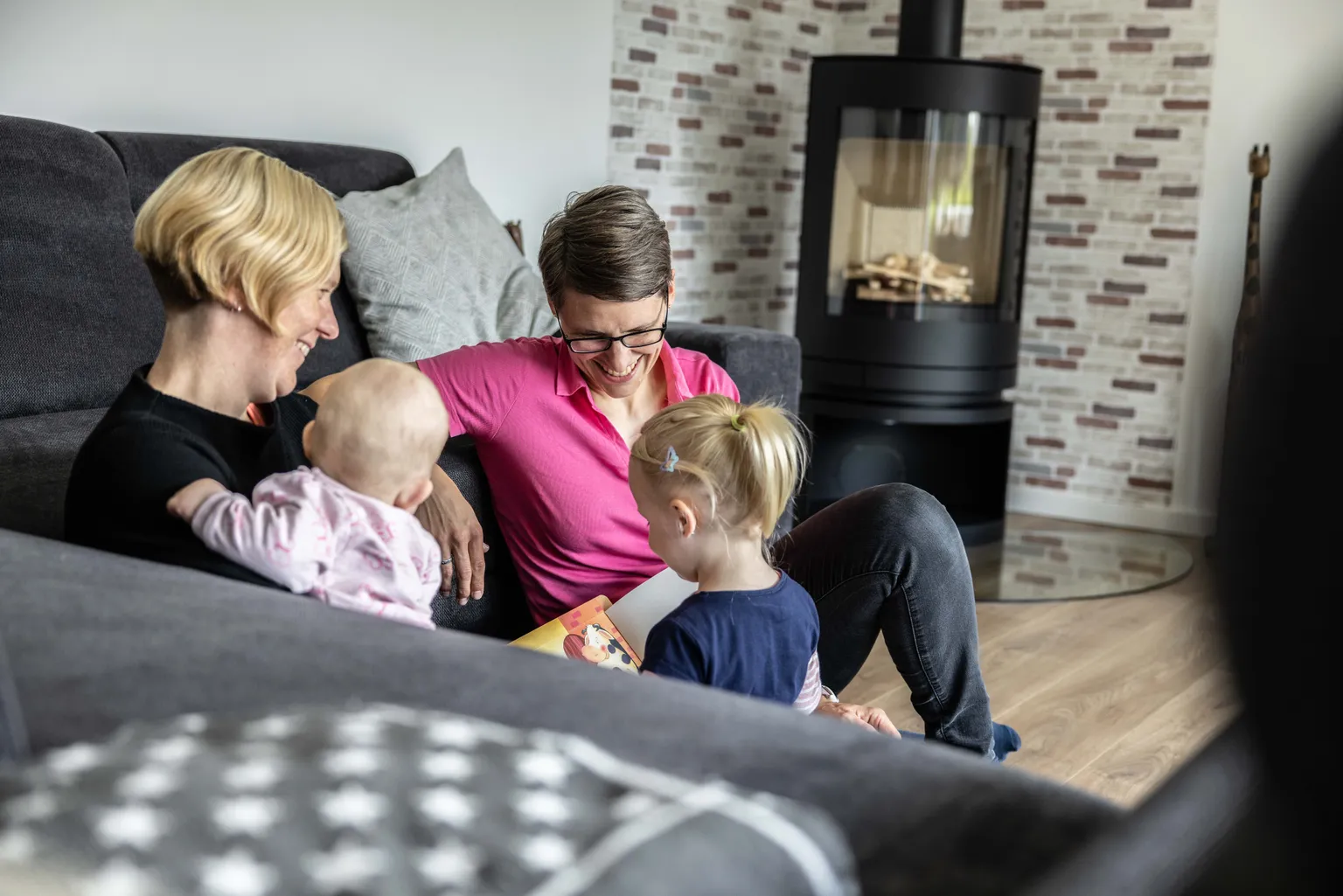 Die Familie von Freddy und Sandra